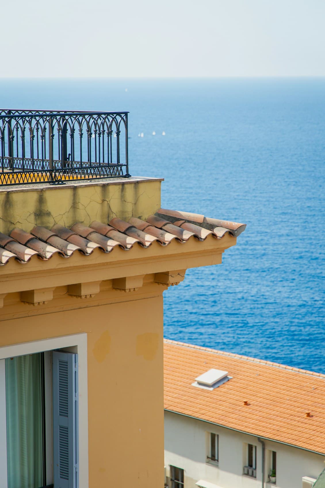 Vue mer terrasse nice